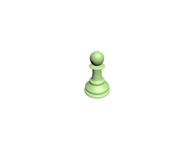 3D chess Pawn
