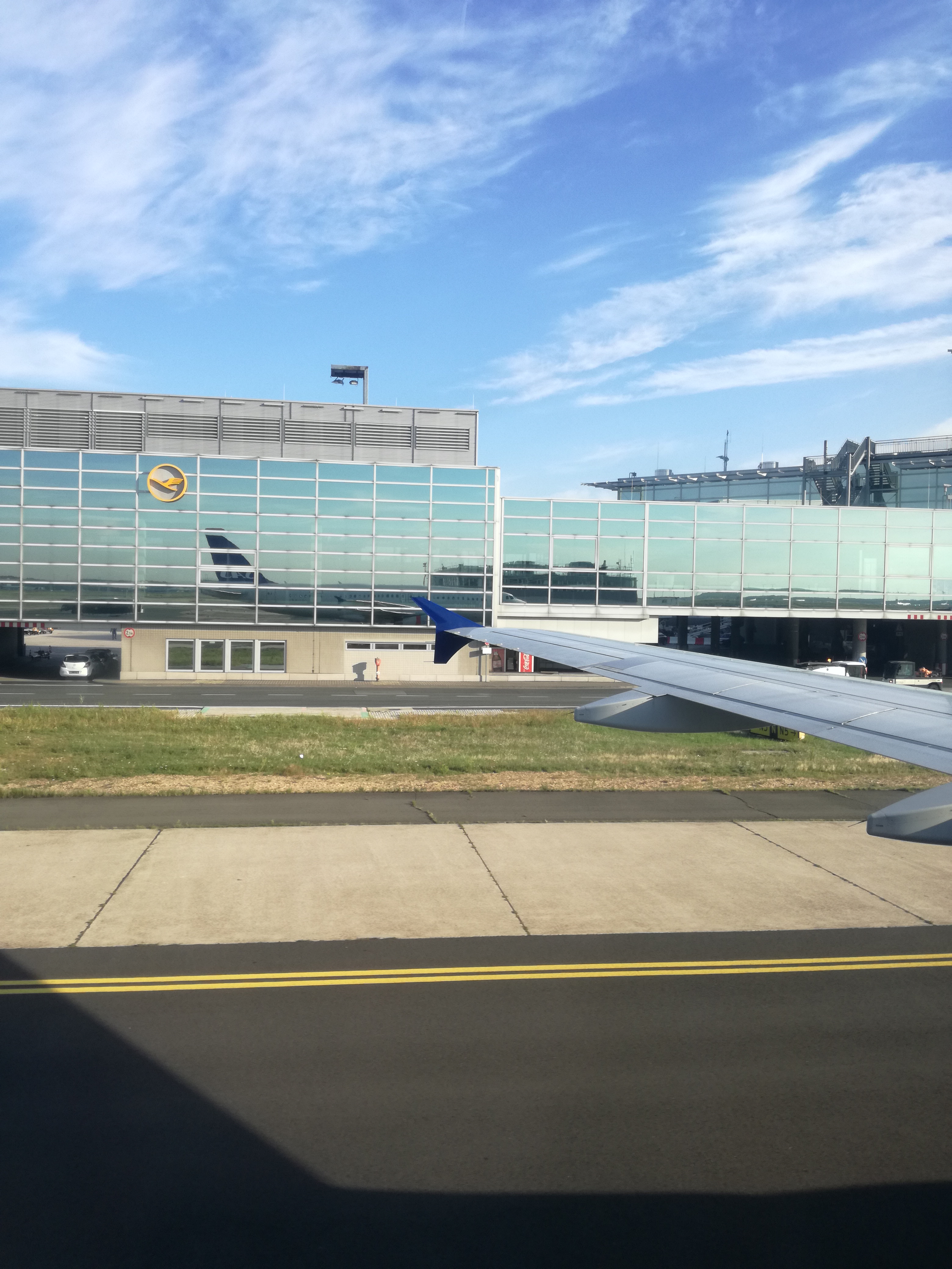 Picture of Lufthansa buildings in an Airport